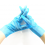 Light blue disposalbe tpe gloves 